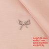 Wholesale Stainless Steel Bow Handmade Diy Pendant Necklace Jewelry Accessories With Electroplating