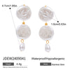 Wholesale Stainless Steel Bow Heart Shape Earrings For Women With Electroplating Design And Zircon