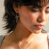 Wholesale Stainless Steel Bow Pendant Earrings Jewelry For Female With Electroplating Treatment