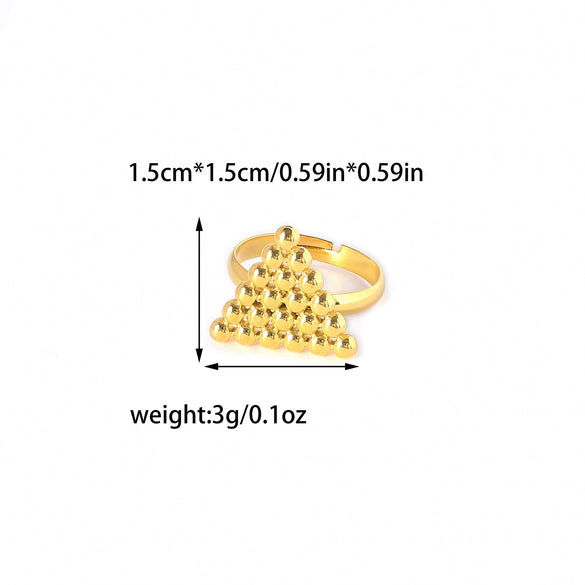 Wholesale Stainless Steel Bow Ring Electroplated Fashion Jewelry For Women