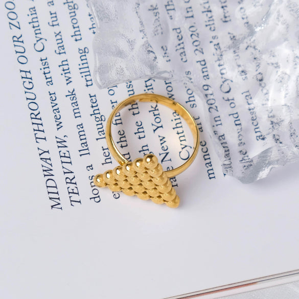Wholesale Stainless Steel Bow Ring Electroplated Fashion Jewelry For Women