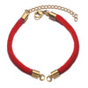 Wholesale Stainless Steel Braided Rope Connector Bracelet Jewelry Making Supplies With Electroplating Treatment