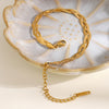 Wholesale Stainless Steel Braided Snake Bone Chain Bracelet Electroplated Unisex
