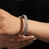 Wholesale Stainless Steel Buckle Bracelet With 5A Zircon Electroplated For Luxury Elegant And Fashionable Look