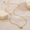 Wholesale Stainless Steel Butterfly And Dragonfly Patterned 18K Goldplated Necklace And Earrings Set For Women
