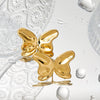 Wholesale Stainless Steel Butterfly Earrings With Insect Pattern Electroplated For Women Sweet Design