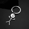 Wholesale Stainless Steel Cartoon Stickman Pendant Necklace With Geometric Style And Electroplating Treatment For Men And Women