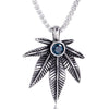 Wholesale Stainless Steel Casting Maple Leaf Pendant Necklace Jewelry