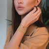Wholesale Stainless Steel Chain Bracelet For Women Fashion Personality Gold Electroplated Jewelry