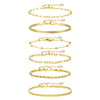 Wholesale Stainless Steel Chain Bracelet For Women Fashion Personality Gold Electroplated Jewelry
