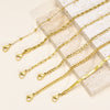 Wholesale Stainless Steel Chain Bracelet For Women Fashion Personality Gold Electroplated Jewelry