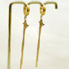 Wholesale Stainless Steel Chain Tassel Earrings Electroplated With Sun Moon Stars Flowers Animal Shapes