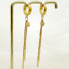 Wholesale Stainless Steel Chain Tassel Earrings Electroplated With Sun Moon Stars Flowers Animal Shapes
