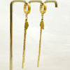 Wholesale Stainless Steel Chain Tassel Earrings Electroplated With Sun Moon Stars Flowers Animal Shapes