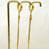 Wholesale Stainless Steel Chain Tassel Earrings Electroplated With Sun Moon Stars Flowers Animal Shapes