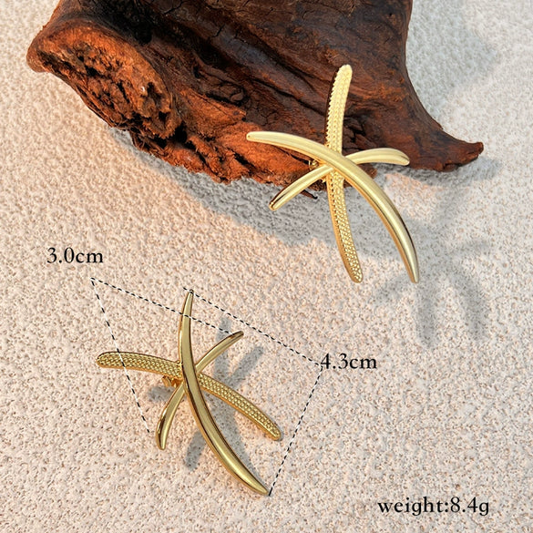 Wholesale Stainless Steel Coconut Tree Geometric Electroplated Earrings For Couples