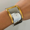 Wholesale Stainless Steel Color Matching Bracelet With Geometric Style And Electroplating Treatment