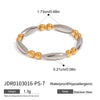 Wholesale Stainless Steel Color Matching Hollow Love Geometric Rings Electroplated Jewelry For Women