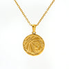 Wholesale 316L Stainless Steel Constellation Pendant Necklace With Electroplating And Cross Chain
