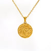 Wholesale 316L Stainless Steel Constellation Pendant Necklace With Electroplating And Cross Chain