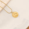 Wholesale Stainless Steel Constellation Pendant Necklace With Electroplating