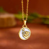 Wholesale Stainless Steel Constellation Pendant Necklace With Regular Chain Electroplated Unisex Style