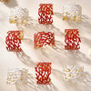 Wholesale Stainless Steel Coral Red Open Wide Bracelet Plated With 18K Real Gold Geometric Fashion Light Luxury Exaggerated Electroplated