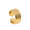 Wholesale Stainless Steel Couple Ring Fashion Style With Letters Numbers Text Electroplated