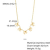 Wholesale Stainless Steel Crab Earrings Pendant Combination Set Women's Fashion Electroplated Jewelry