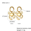 Wholesale Stainless Steel Crab Earrings Pendant Combination Set Women's Fashion Electroplated Jewelry