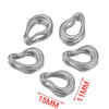 Wholesale Stainless Steel Creative Oval Geometric Twisted Hydraulic Earrings Jewelry Accessories