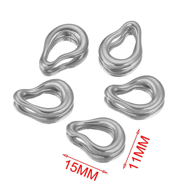 Wholesale Stainless Steel Creative Oval Geometric Twisted Hydraulic Earrings Jewelry Accessories