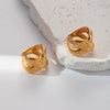 Wholesale Stainless Steel Cross Hollow Geometric Fashion Electroplated Ring For Men And Women