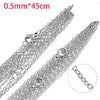 Wholesale Stainless Steel Cross O Shaped Chain Jewelry Accessories 18K Gold Plated Electroplated Handmade