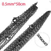 Wholesale Stainless Steel Cross O Shaped Chain Jewelry Accessories 18K Gold Plated Electroplated Handmade