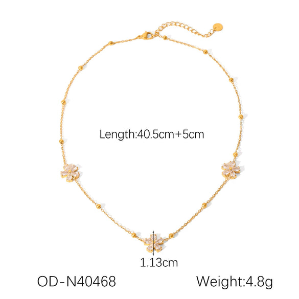 Wholesale Stainless Steel Cuban Chain Necklace With Geometric Design Pvd Vacuum Plated