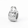 Wholesale Stainless Steel Cylindrical Drum Beads Electroplated Pendant Necklace