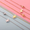 Wholesale Stainless Steel Desert Cactus Pendant Necklace With Mirror Polishing