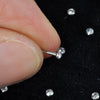 Wholesale Stainless Steel Diamond Round Nose Ring Body Piercing Jewelry Unisex