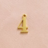 Wholesale Stainless Steel Digital Pendant Necklace Jewelry Accessories With Electroplating And Letters Numbers Text Pattern