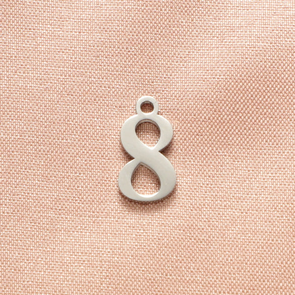 Wholesale Stainless Steel Digital Pendant Necklace Jewelry Accessories With Electroplating And Letters Numbers Text Pattern