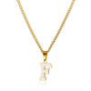 Wholesale Stainless Steel Dripping Oil Letters Necklace Pendant Accessories With Horse Whip Chain