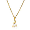Wholesale Stainless Steel Dripping Oil Letters Necklace Pendant Accessories With Horse Whip Chain