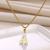 Wholesale Stainless Steel Dripping Oil Letters Necklace Pendant Accessories With Horse Whip Chain