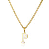 Wholesale Stainless Steel Dripping Oil Letters Necklace Pendant Accessories With Horse Whip Chain