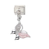Wholesale Stainless Steel Dripping Oil Style Bracelet With Star Butterfly Sun Heart Shapes