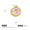 Wholesale Stainless Steel Dripping Oil Style Pendant Accessories For Diy Jewelry Earrings Necklace