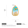 Wholesale Stainless Steel Dripping Oil Style Pendant Accessories For Diy Jewelry Earrings Necklace