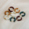 Wholesale Stainless Steel Dripping Oil U Shape Earrings For Women