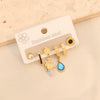 Wholesale Stainless Steel Drop Shape Earrings With Electroplating Treatment For Women
